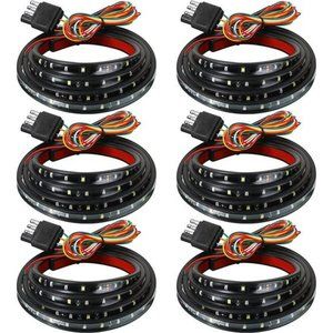 6 Pcs Tailgate Light Bar 60 Inch Truck Bed Light Strip 108 LED Light Strip